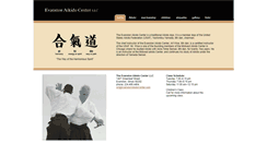 Desktop Screenshot of evanstonaikidocenter.com